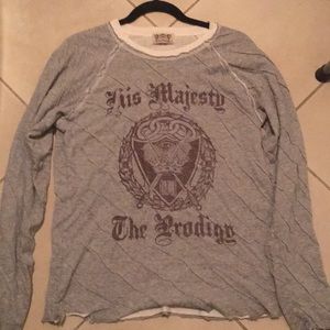 Juicy Couture Men’s Long Sleeve Shirt Gray Medium